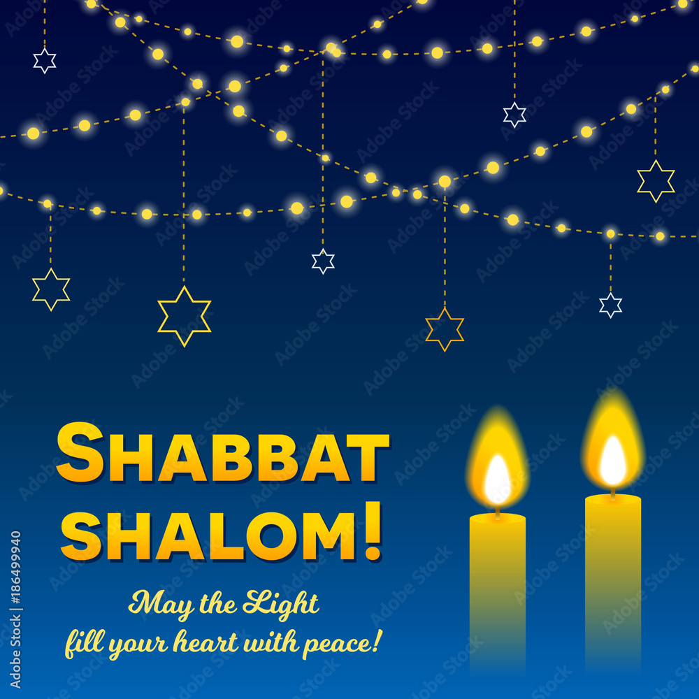 805 Shabbat Shalom Greetings Images, Stock Photos, 3D objects, & Vectors
