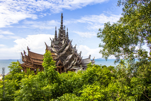 The Wood Sanctuary of Truth in Pattaya, Thailand
