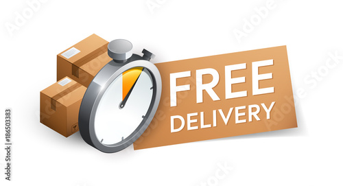 Free delivery icon