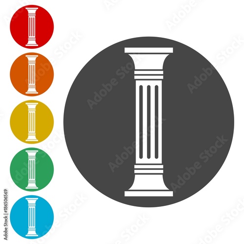 Antique Column Icon 