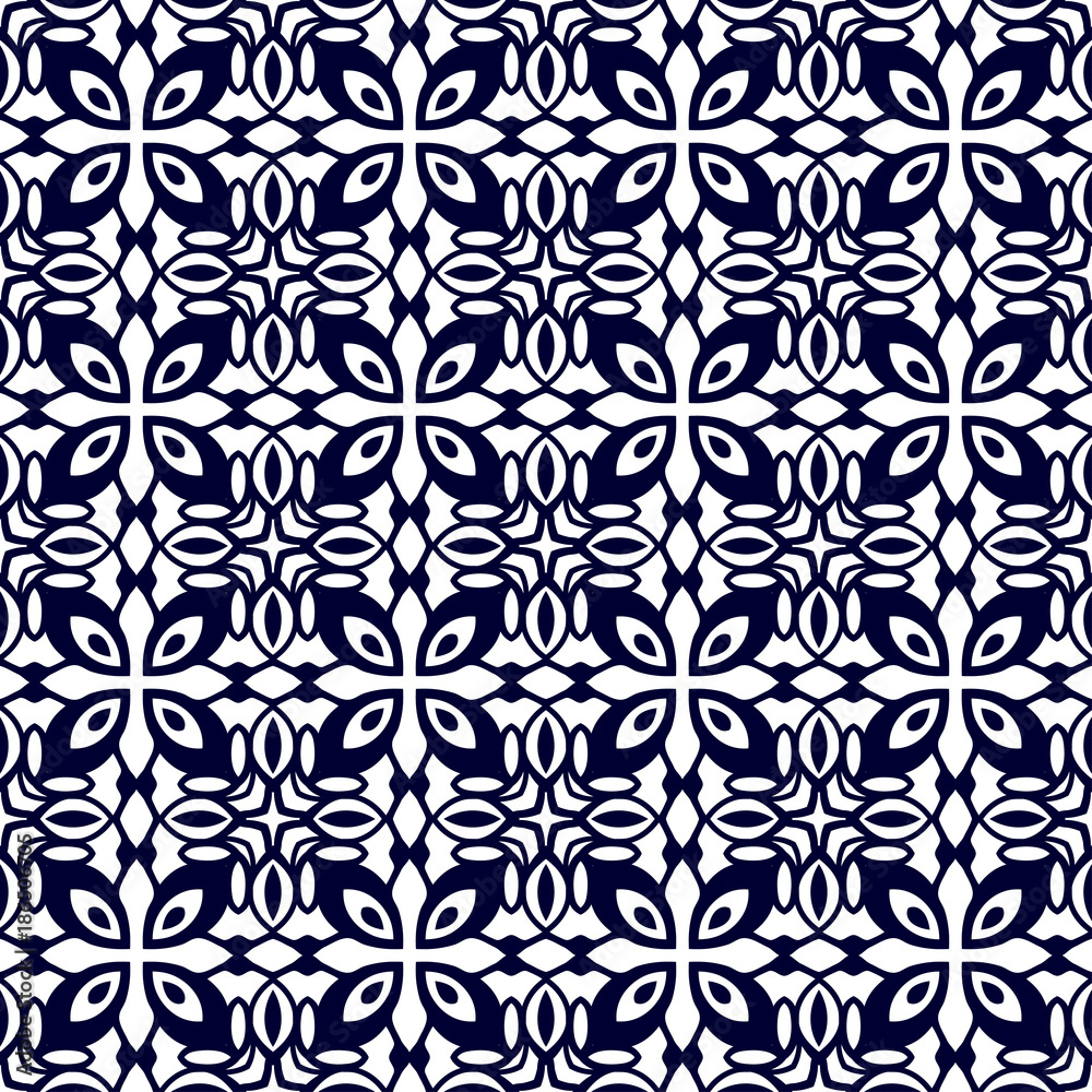 Retro ornamental seamless pattern. Flourished ornate background. Luxury elegant ornament. Vintage element. Template for design. Vector illustration Retro ornamental seamless pattern. Flourished ornate background. Luxury elegant ornament. Vintage element. Template for design. Vector illustration