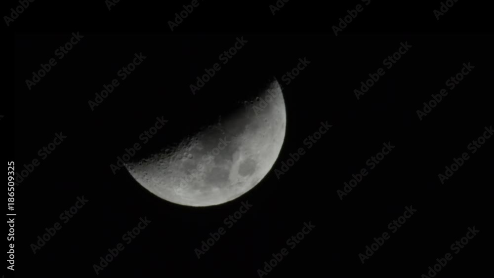 Moon Time Lapse with clouds passing by Moon Time Lapse with clouds passing by