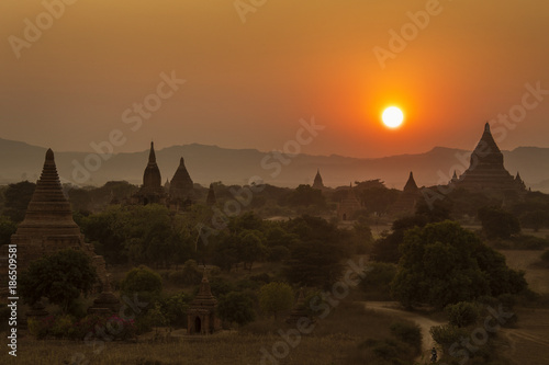 Sunset in Bagan - Myanmar