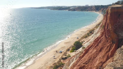 View of Algarve beach in Portugal