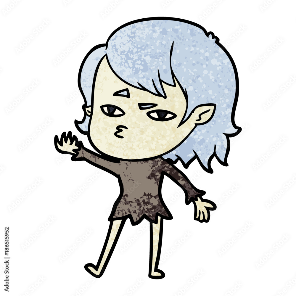 cartoon vampire girl