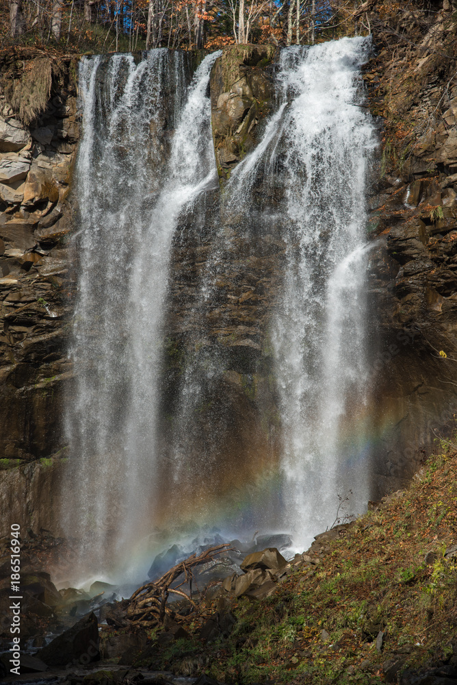 Obraz premium アシリベツの滝 国設滝野すずらん丘陵公園
