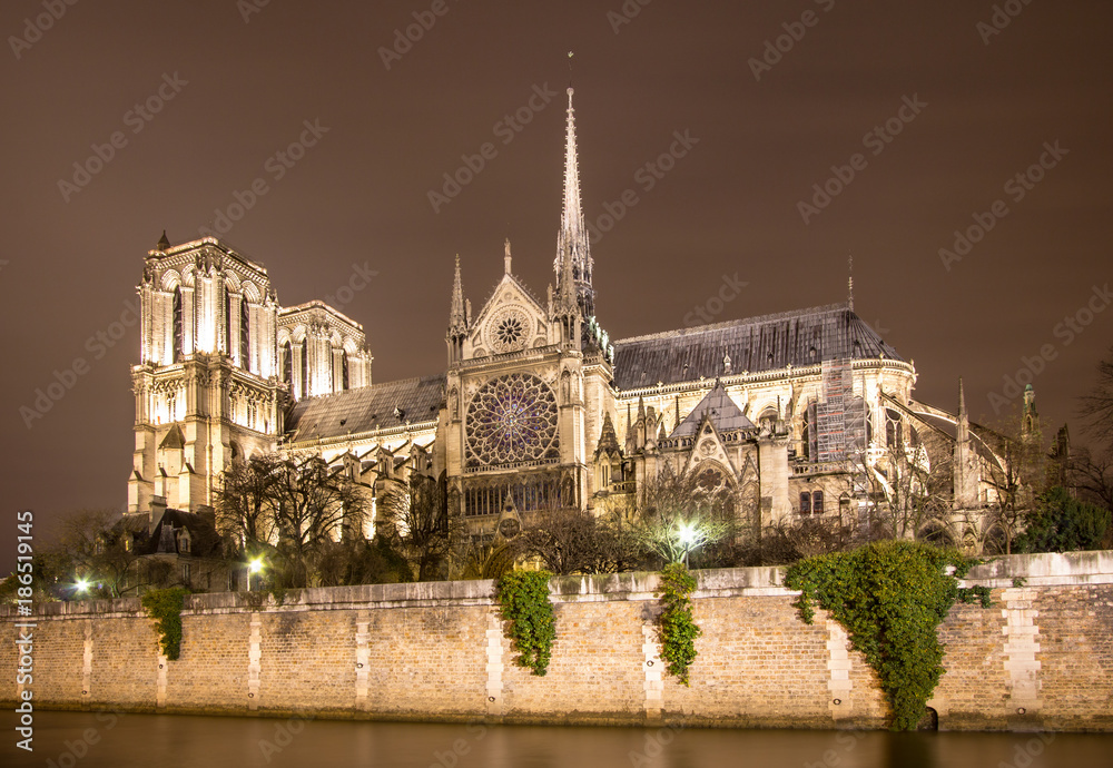 Fototapeta premium Notre Dame Cathedral, Paris, France
