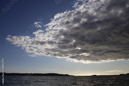 dramatic cloud formation in Norway