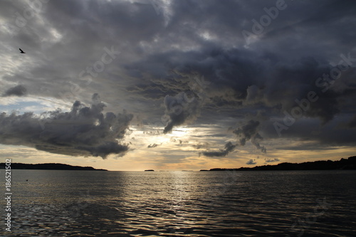 Norwegian Sea and dramatic clouds
