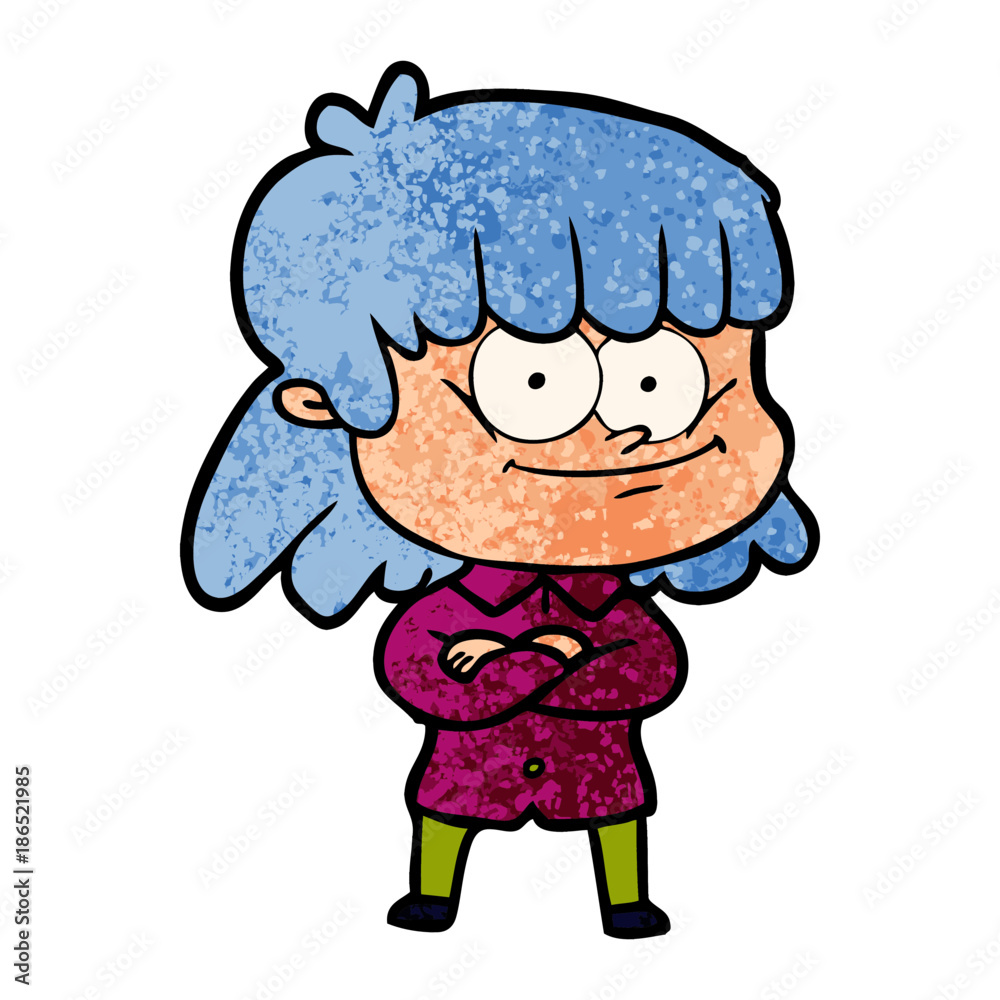 cartoon smiling woman cartoon smiling woman