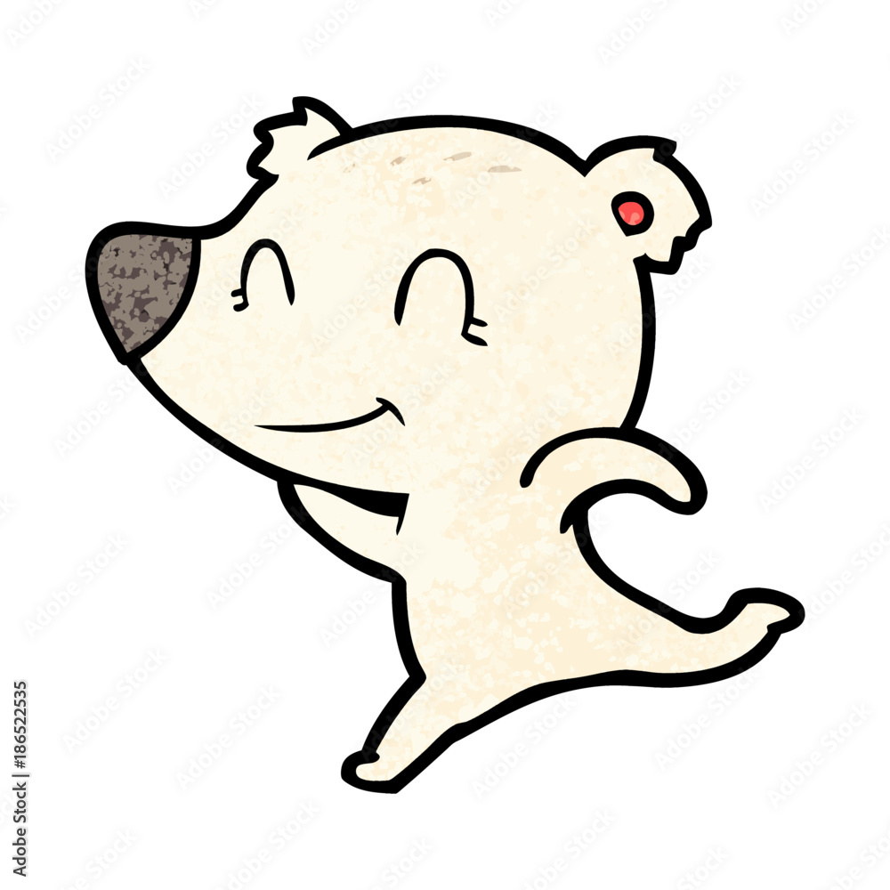 Fototapeta premium polar bear cartoon