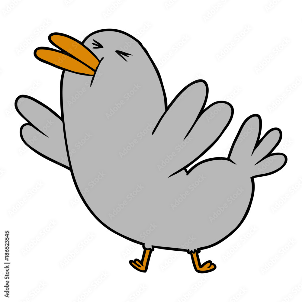 Fototapeta premium Cartoon Bird