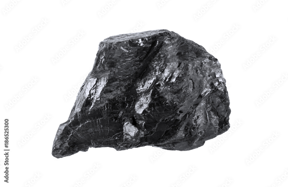 coal isolated on white background coal isolated on white background