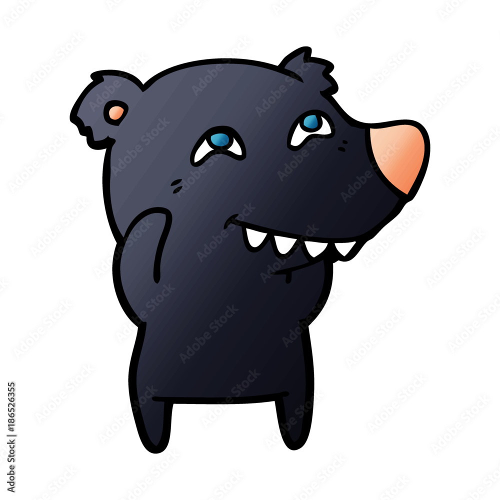 Obraz premium bear cartoon character