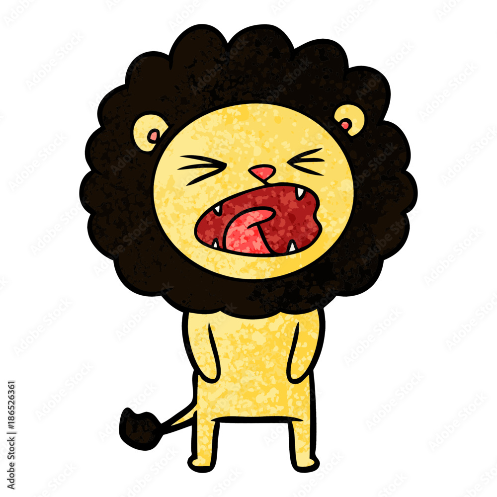 Fototapeta cartoon lion