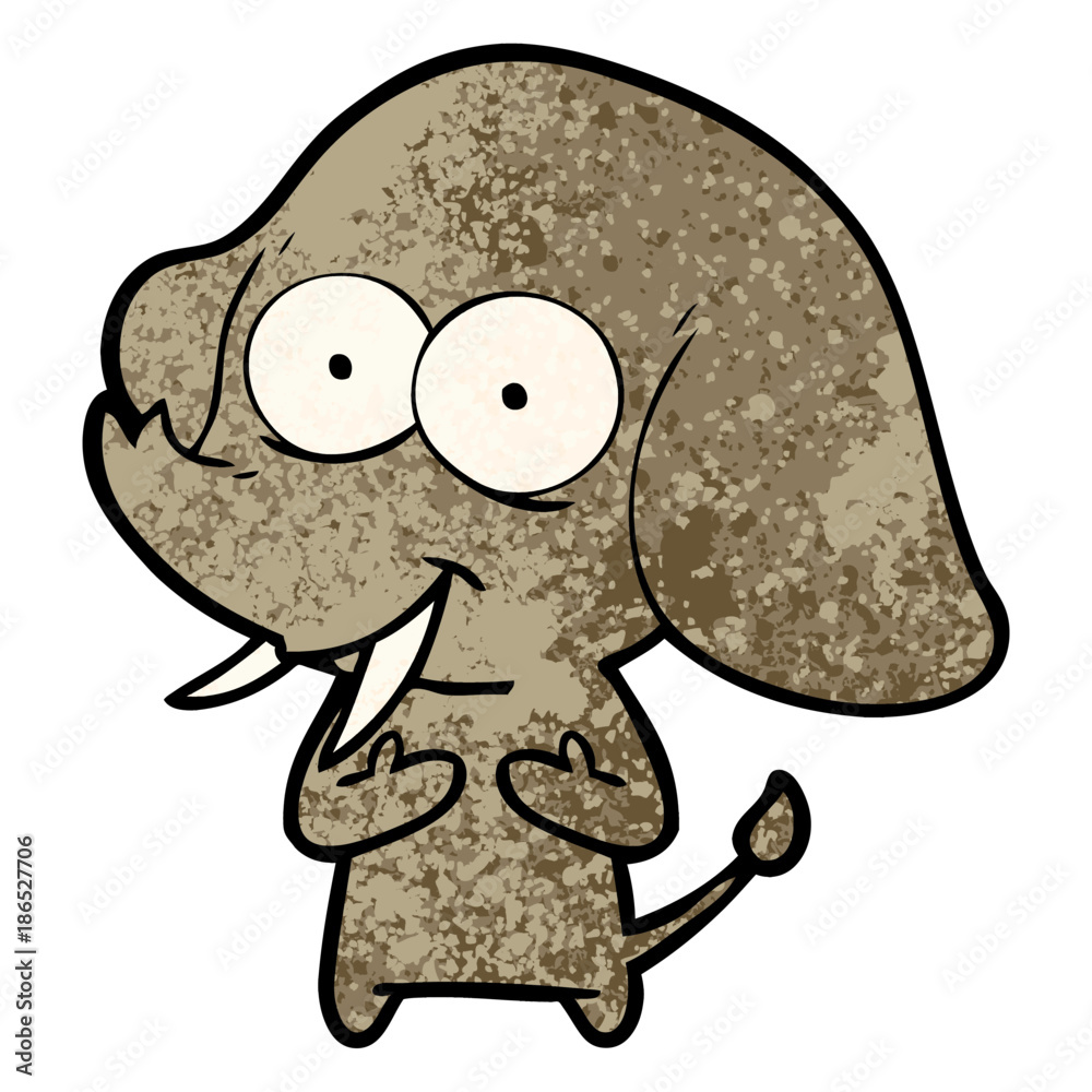 happy cartoon elephant happy cartoon elephant