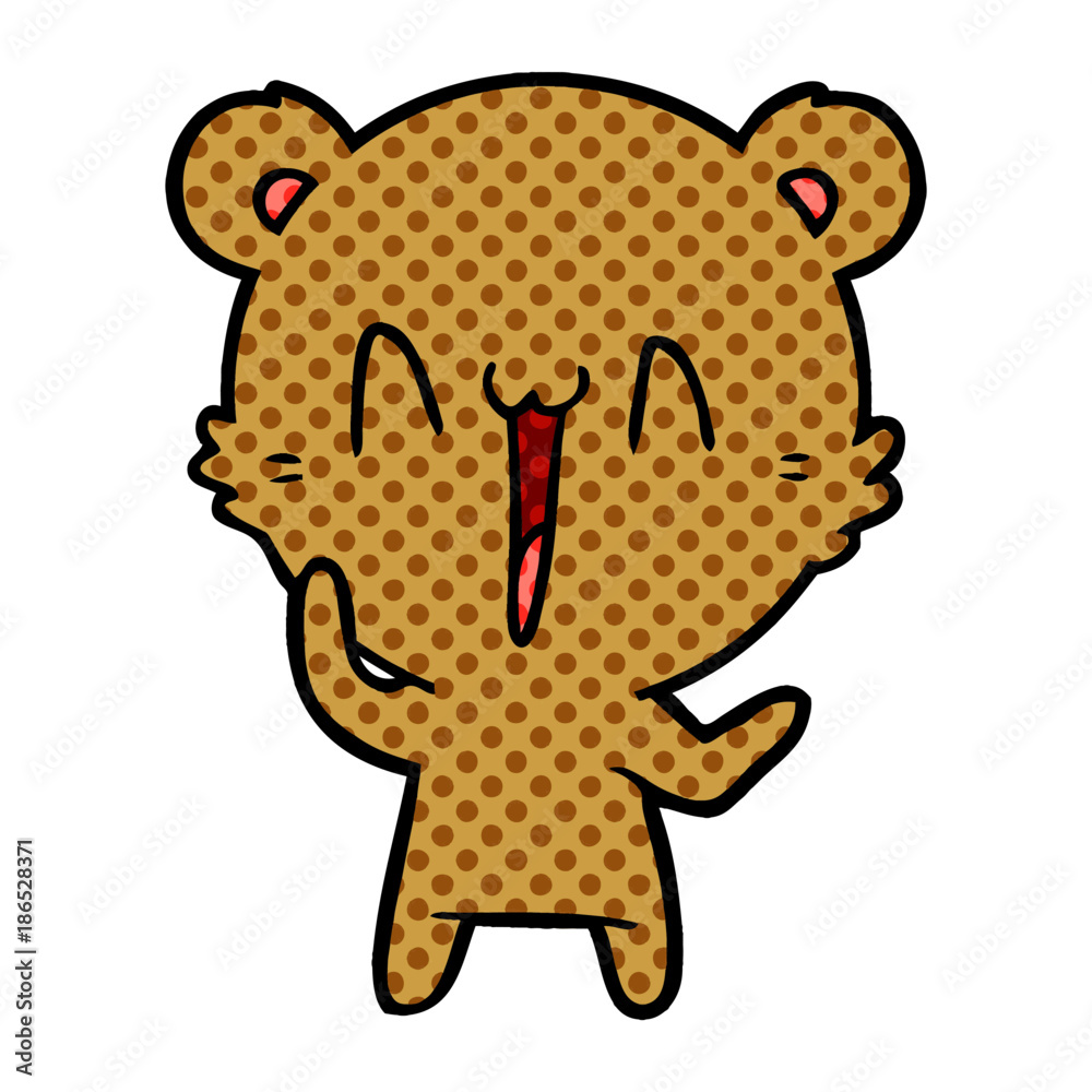 Obraz premium bear cartoon character