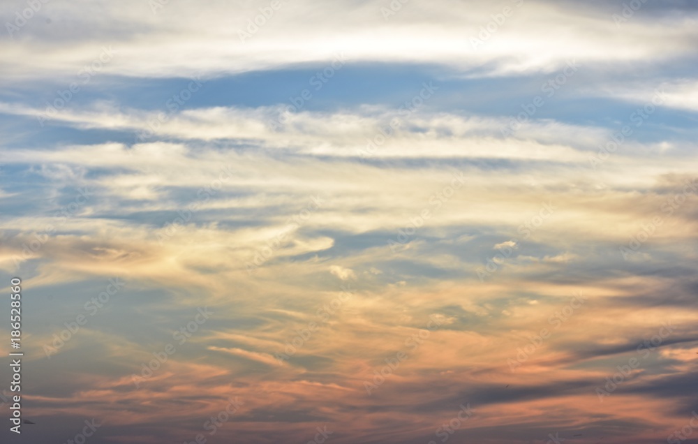 Fototapeta premium beautiful blue sky with clouds
