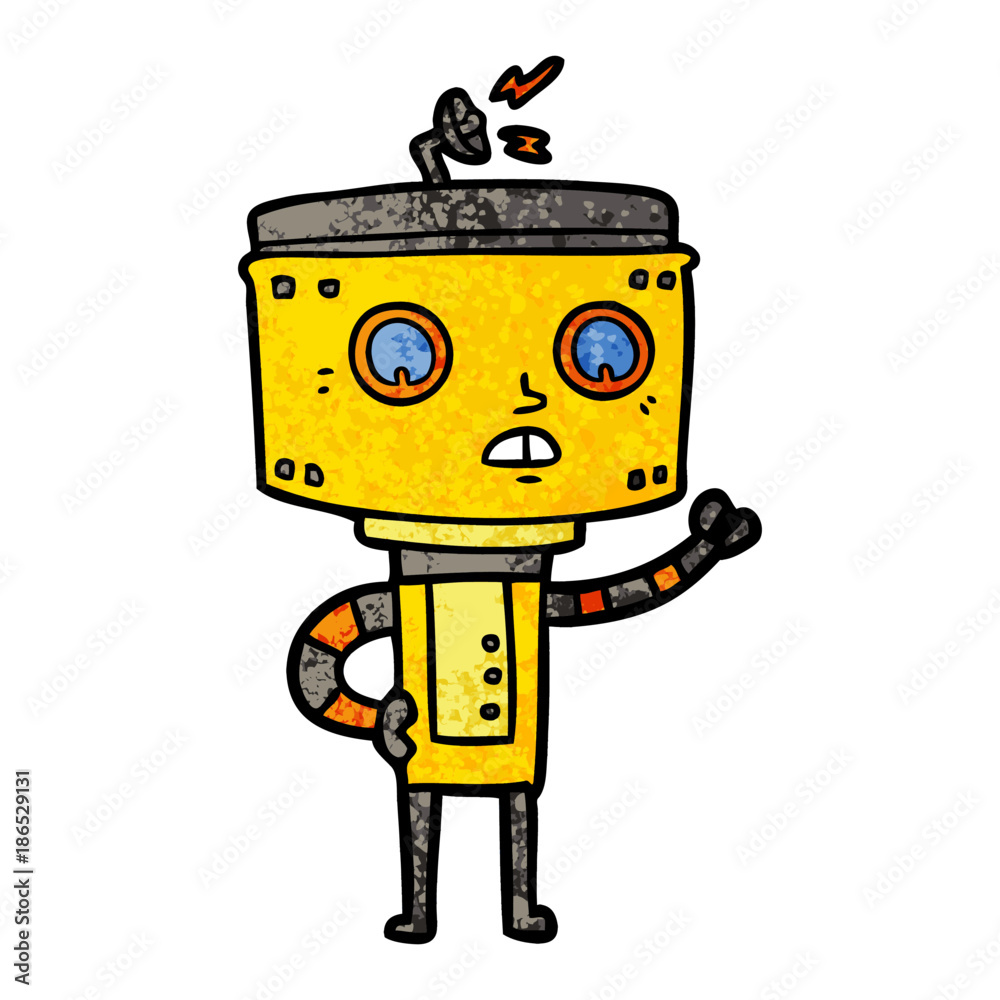 cartoon robot cartoon robot