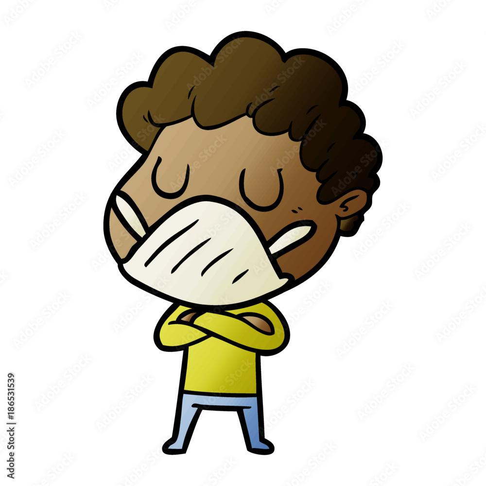 laughing cartoon man