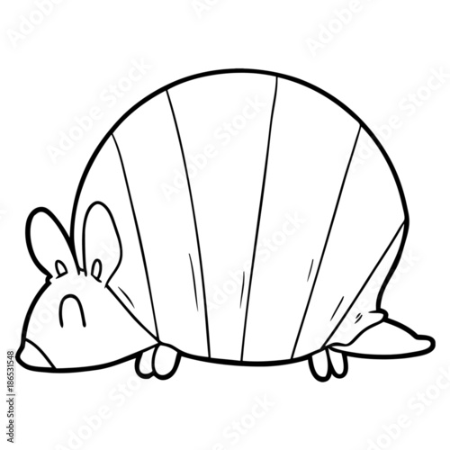 cartoon armadillo