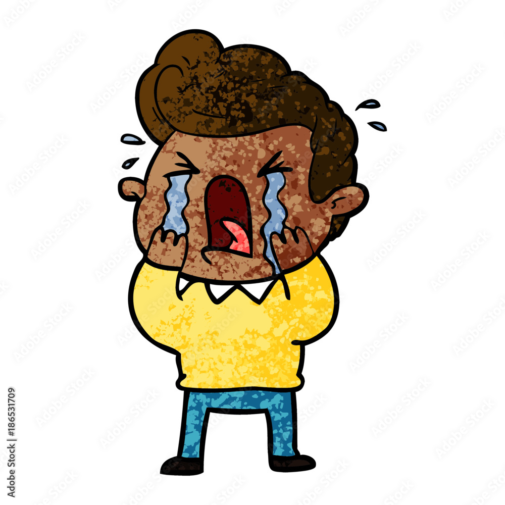 cartoon crying man cartoon crying man