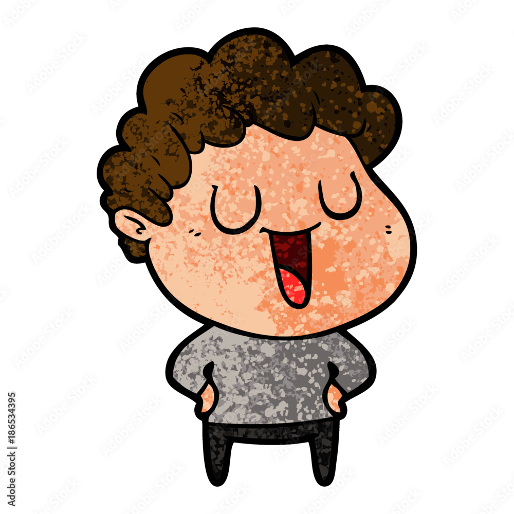 laughing cartoon man laughing cartoon man