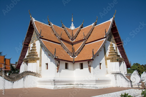 Wat Phumin is a unique thai traditional Temple in Nan province ,Thailand