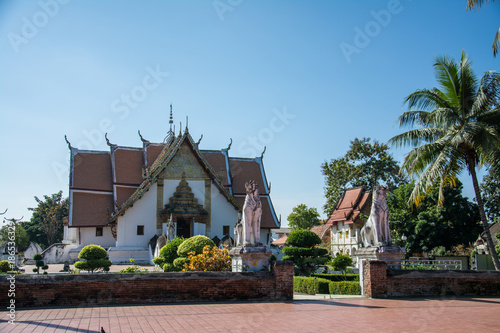 Wat Phumin is a unique thai traditional Temple in Nan province ,Thailand