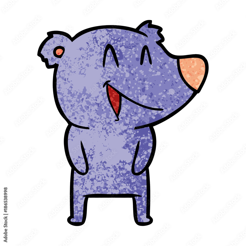 laughing bear cartoon