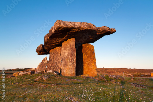 Polnabrone Dolmen in Burren, Co. Clare - Ireland