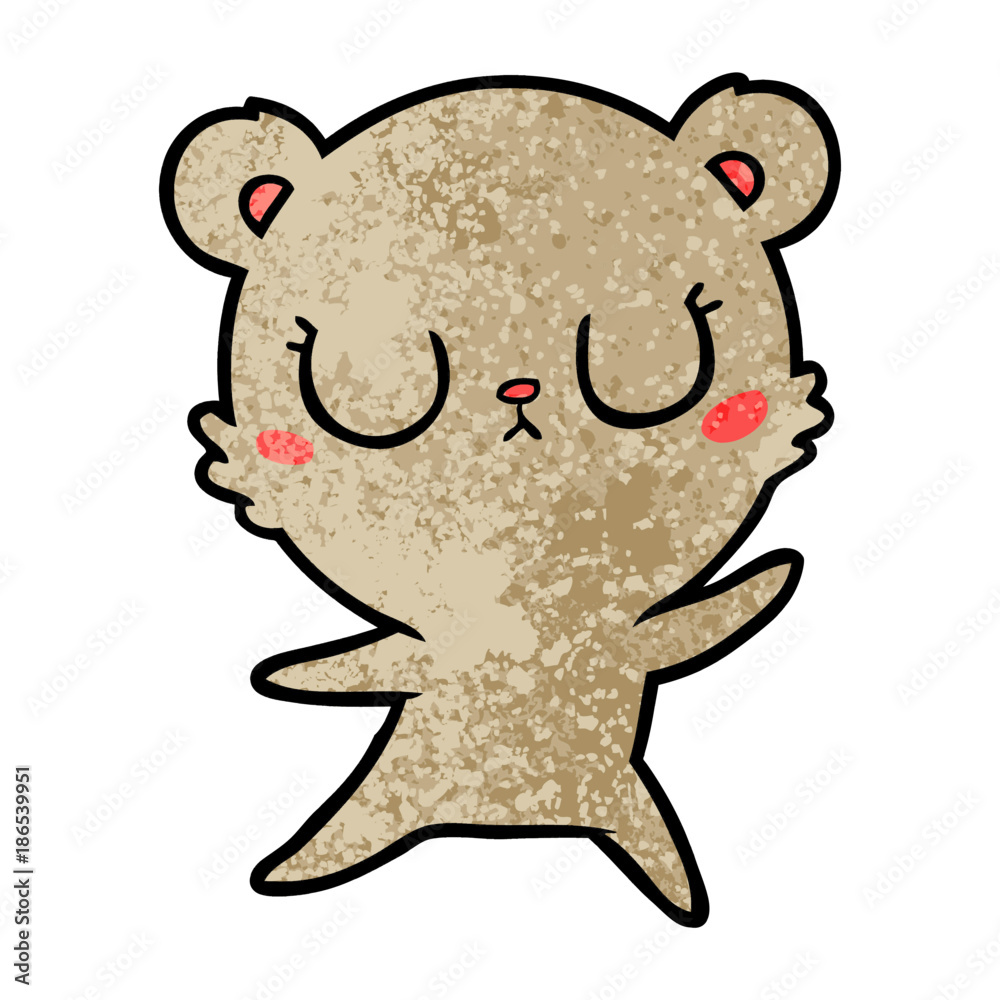 Obraz premium bear cartoon character