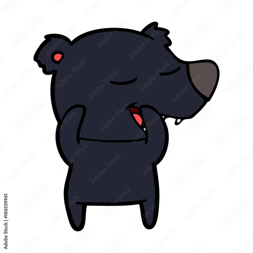 Obraz premium bear cartoon character