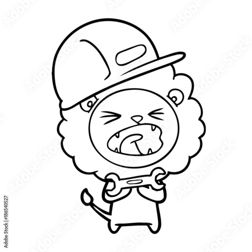 Wallpaper Mural cartoon lion Torontodigital.ca