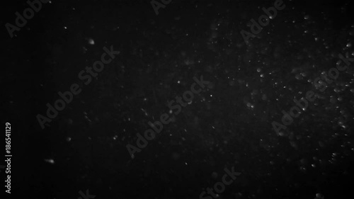 Floating White Particles Background - Real Footage