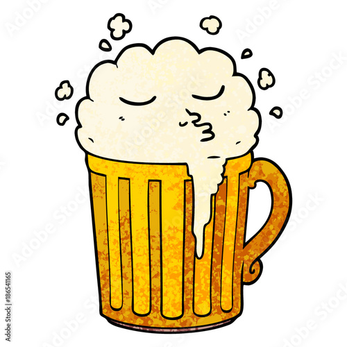 cartoon mug of beer