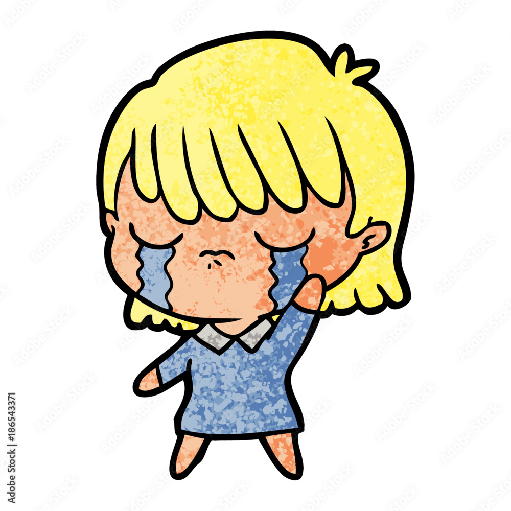 cartoon woman crying cartoon woman crying