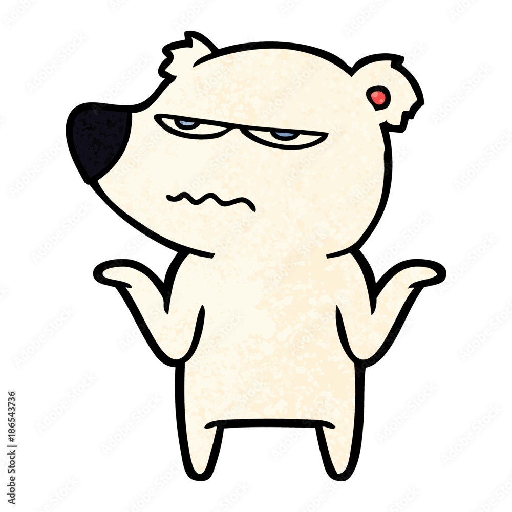 Obraz premium polar bear cartoon