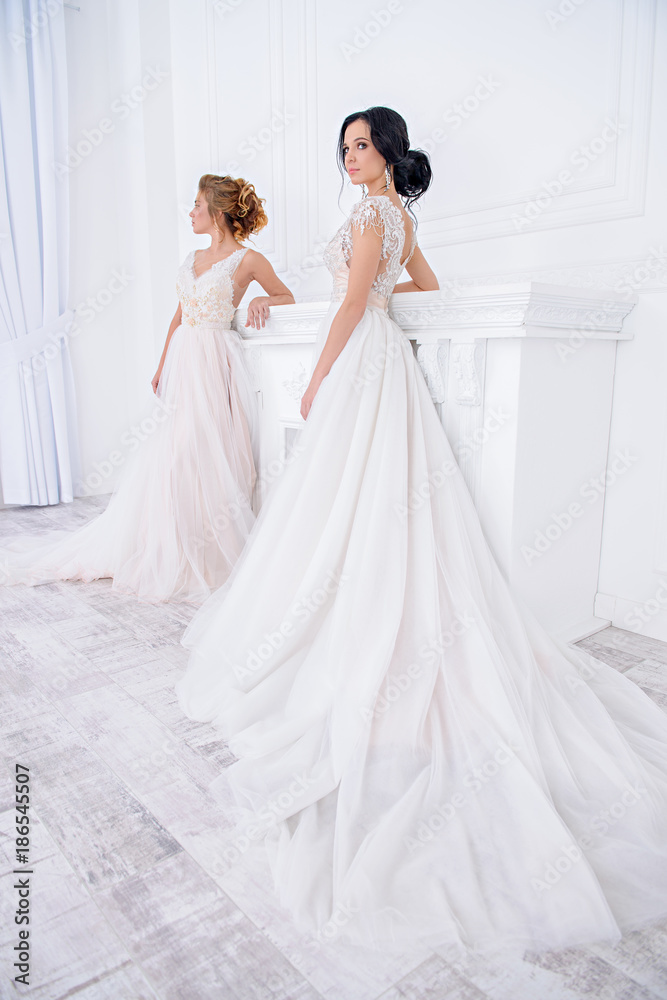Fototapeta premium fashionable wedding dresses