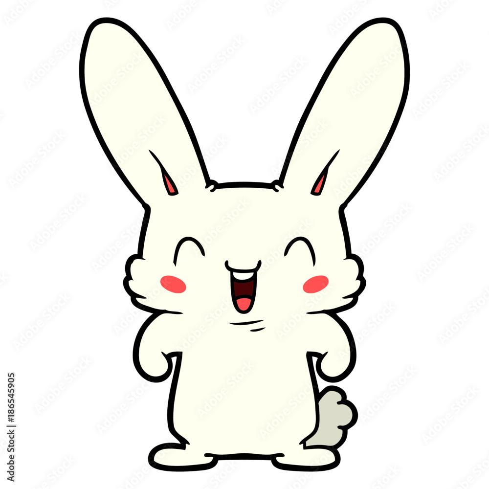 cartoon rabbit laughing cartoon rabbit laughing