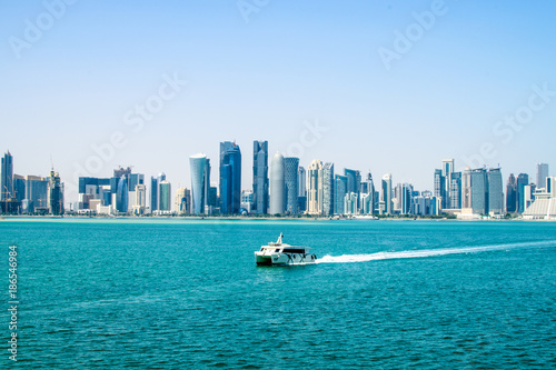 Doha Qatar Skyline