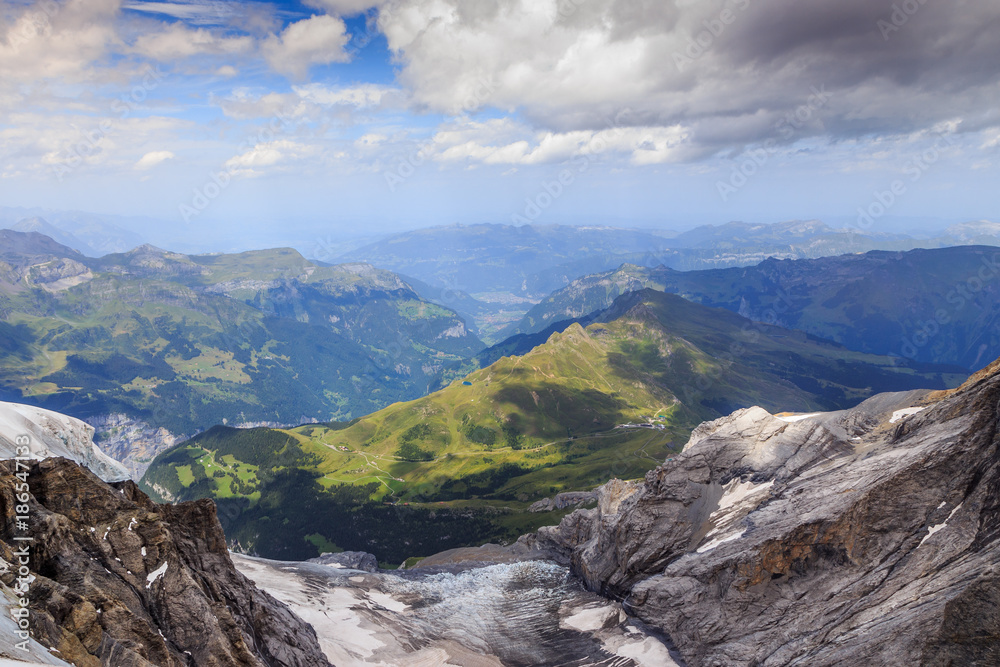 Fototapeta premium view on Bernese Oberland