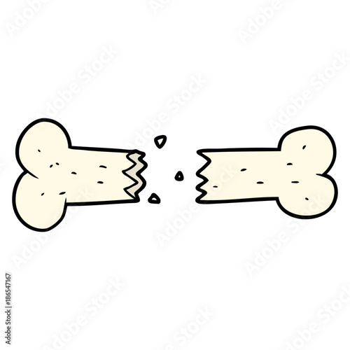 broken bone cartoon