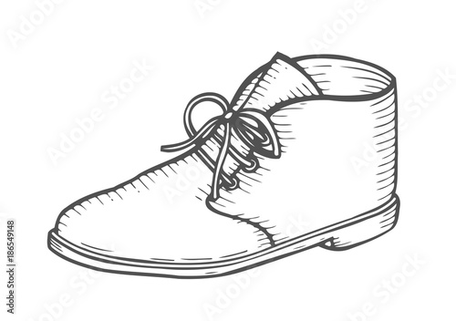 men boots vector
