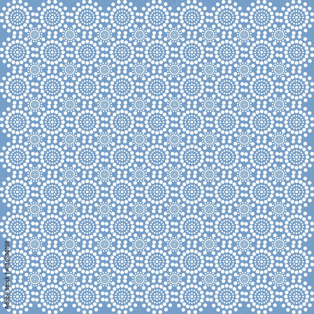 Lace background from different circles