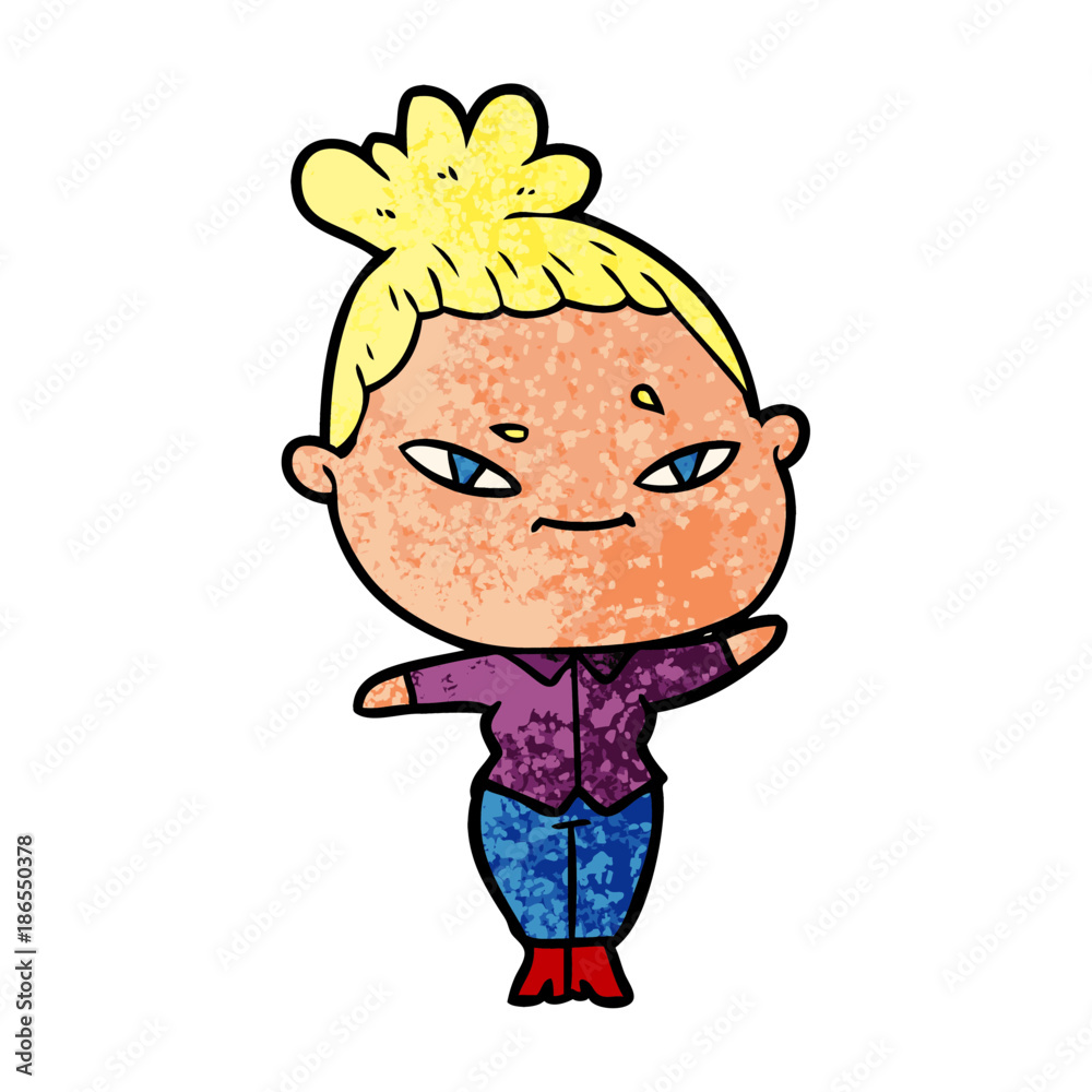 cartoon woman cartoon woman