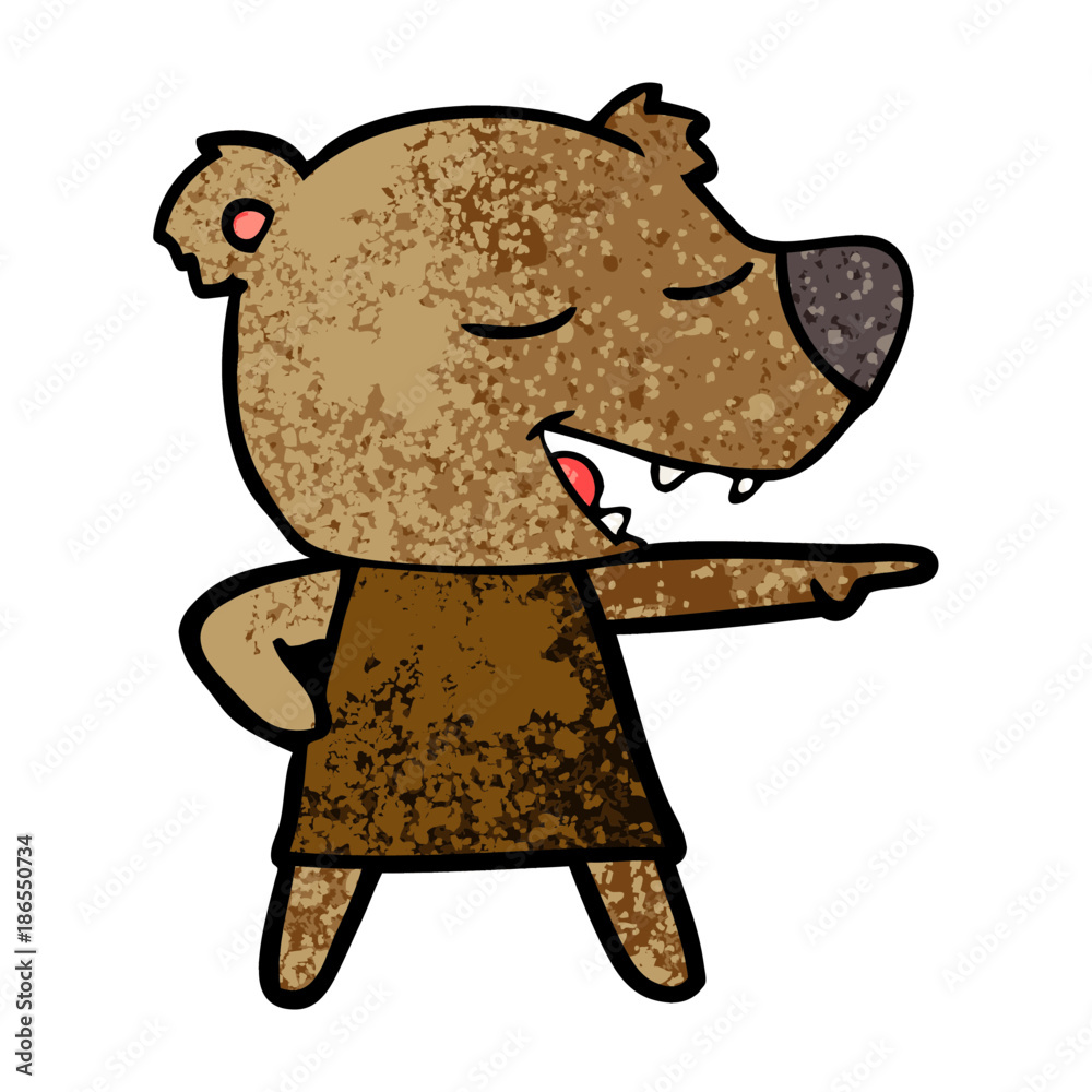 Fototapeta premium cartoon bear