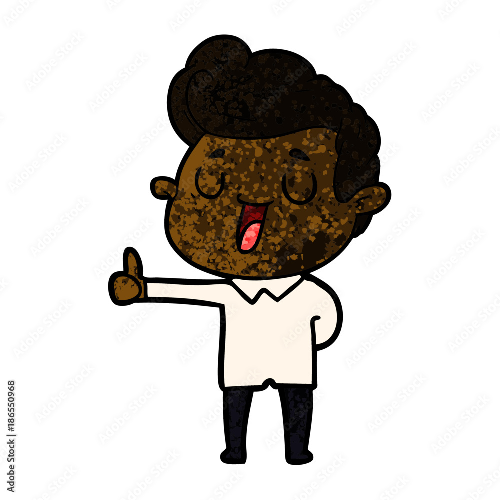 happy cartoon man happy cartoon man