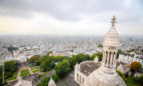 Paris View from Sacre Coeur Basilica