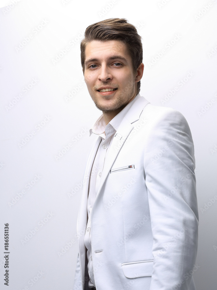 closeup.confident young businessman closeup.confident young businessman
